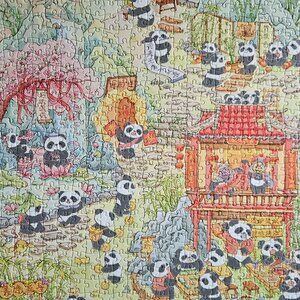 MomiBook jigsaw puzzle, Comfortable Panda